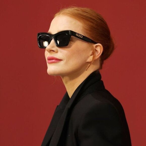 Gucci Women Sunglasses Black Grey Cat Eye GG1773S 001 BRAND NEW main image 7